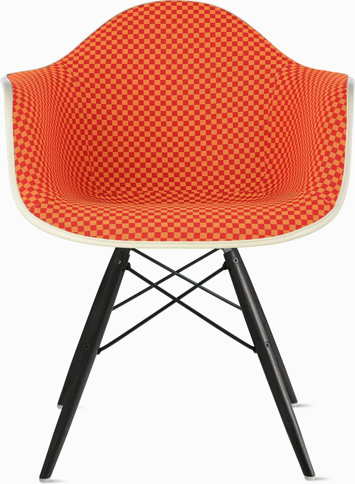 Eames Upholstered Molded Plastic Armchair