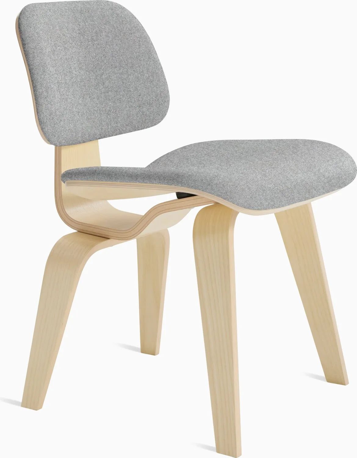 Eames Molded Plywood Dining Chair Wood Base (DCW), Non Upholstered