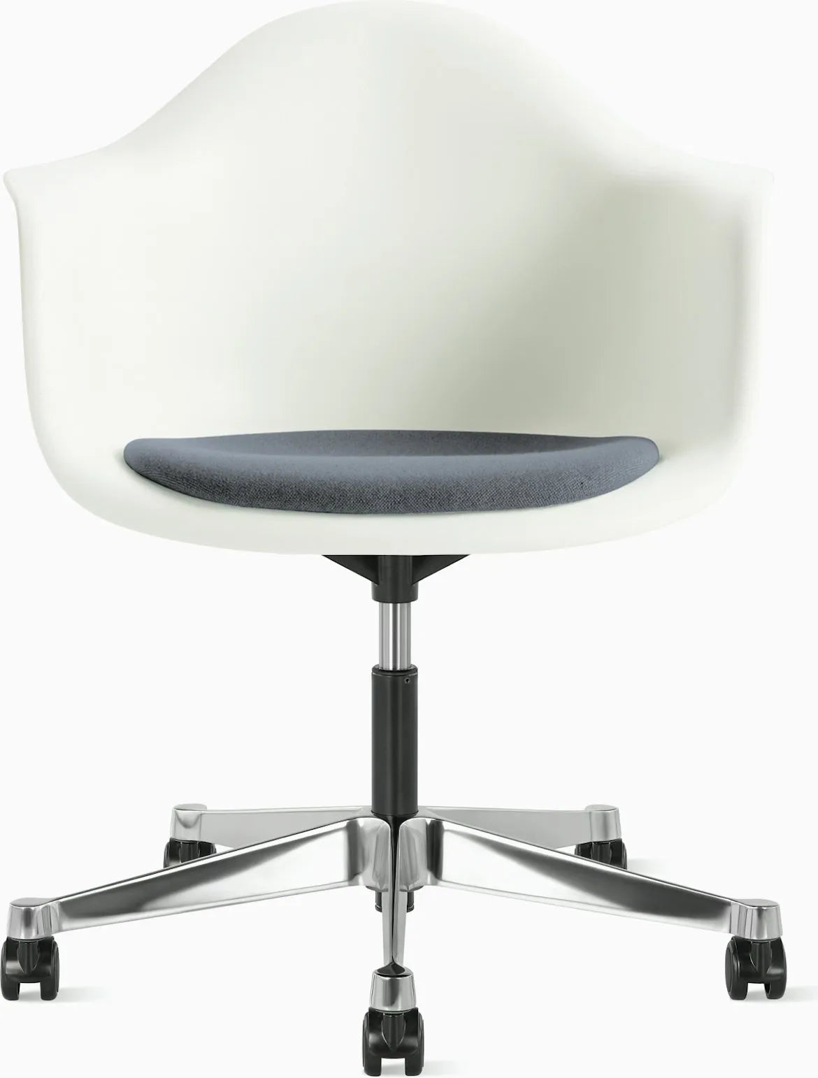 Eames Molded Plastic Task Armchair with Seatpad