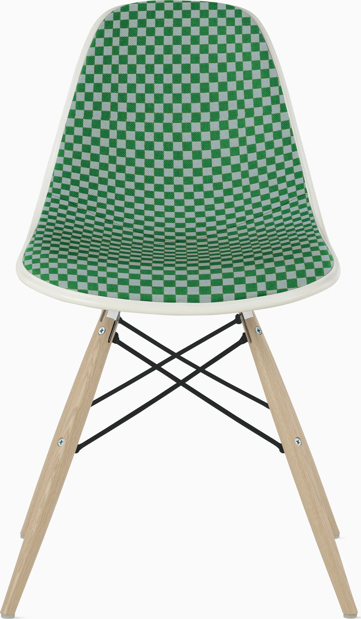 Eames Upholstered Molded Plastic Side Chair