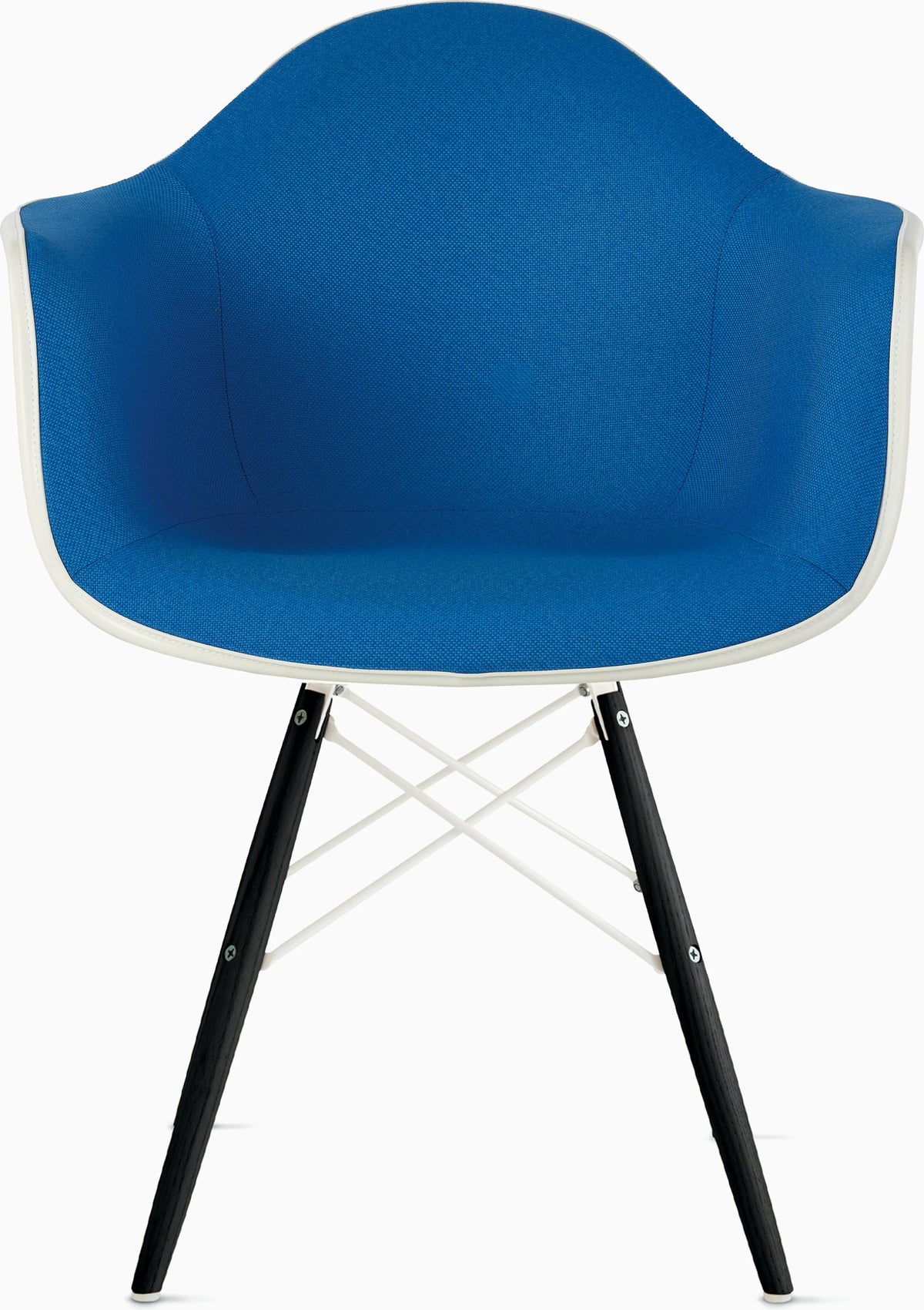 Eames Upholstered Molded Plastic Armchair