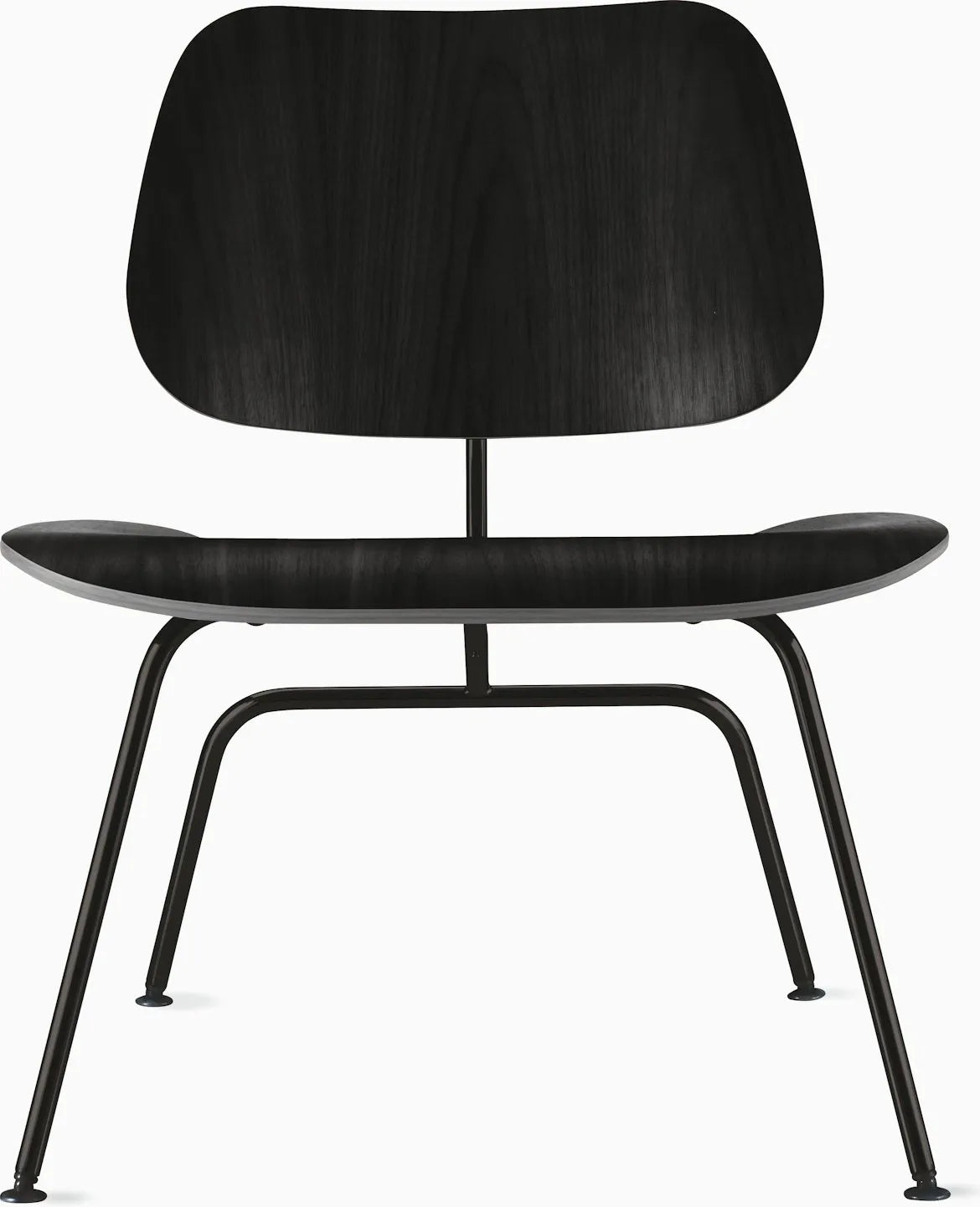 Eames Molded Plywood Lounge Chair Metal Base (LCM), Upholstered
