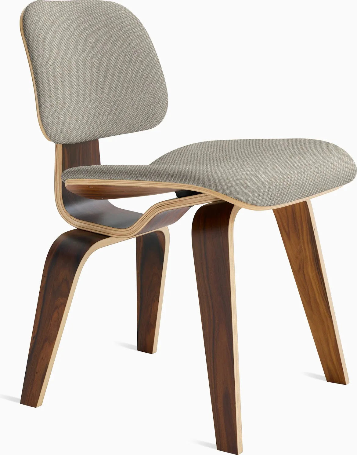 Eames Molded Plywood Dining Chair Wood Base (DCW), Non Upholstered
