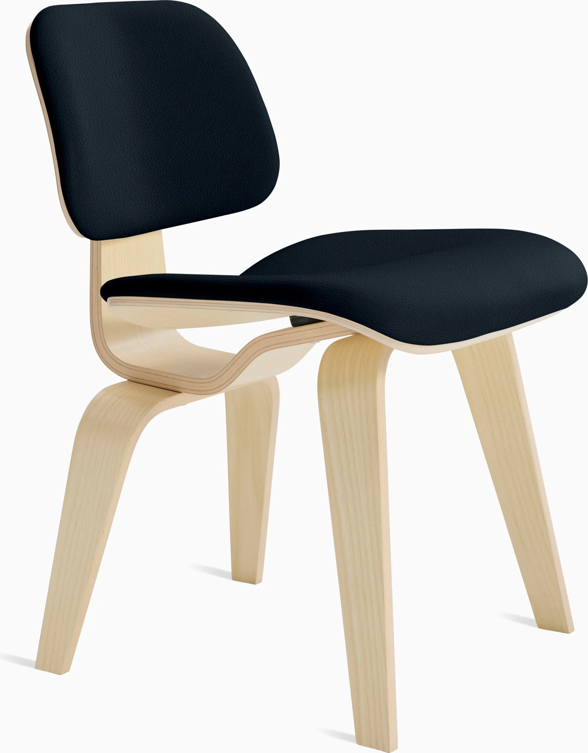 Eames Molded Plywood Dining Chair Wood Base (DCW), Non Upholstered