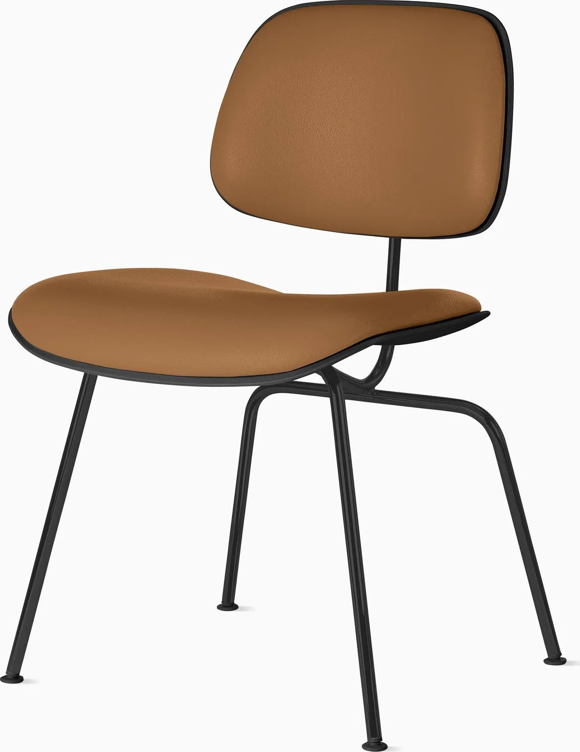 Eames Molded Plastic Dining Chair (EC-127), Upholstered
