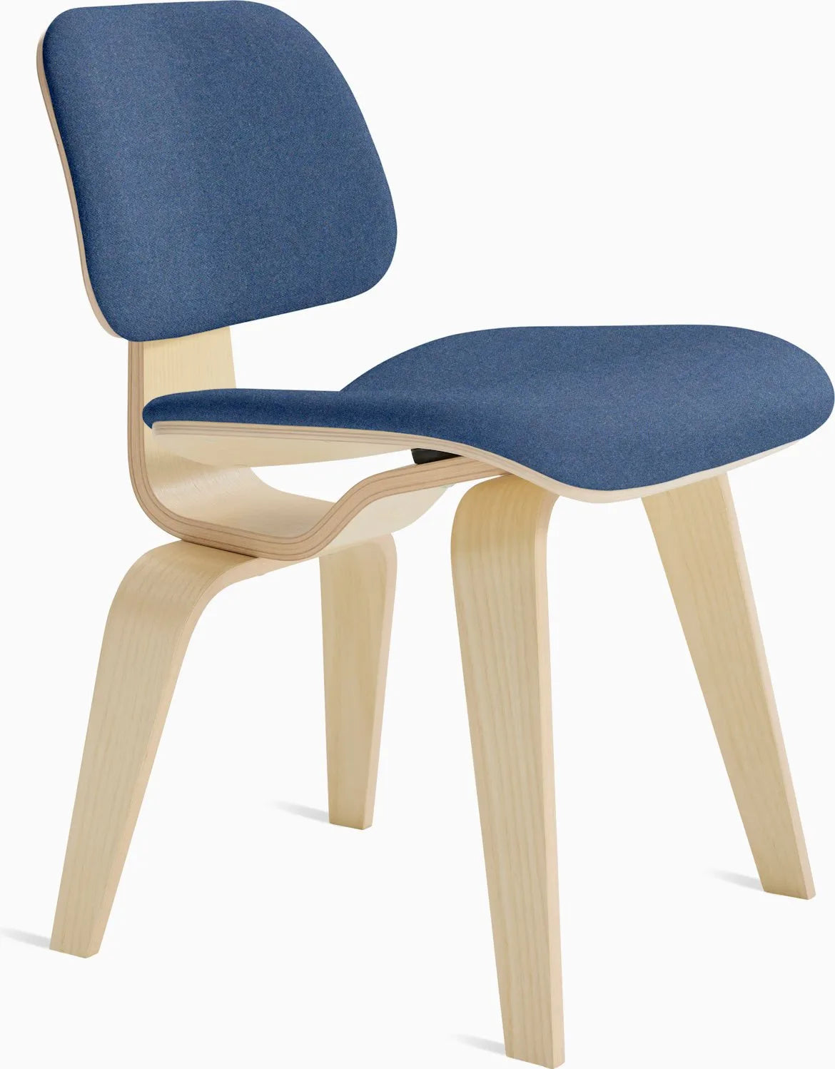 Eames Molded Plywood Dining Chair Wood Base (DCW), Non Upholstered