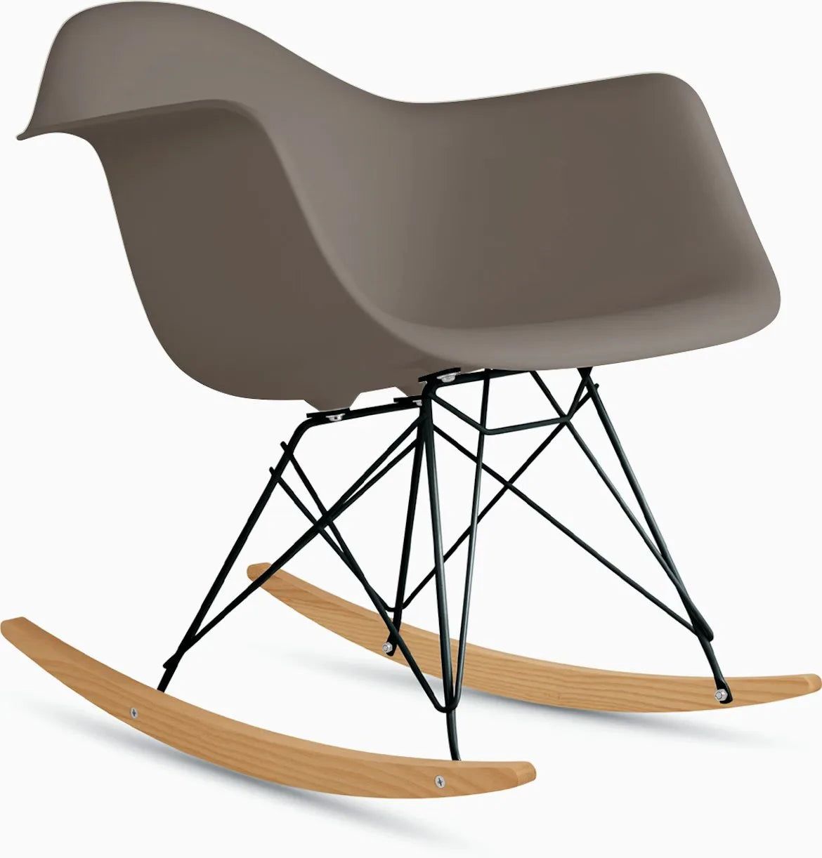 Eames Molded Plastic Armchair, Rocker Base