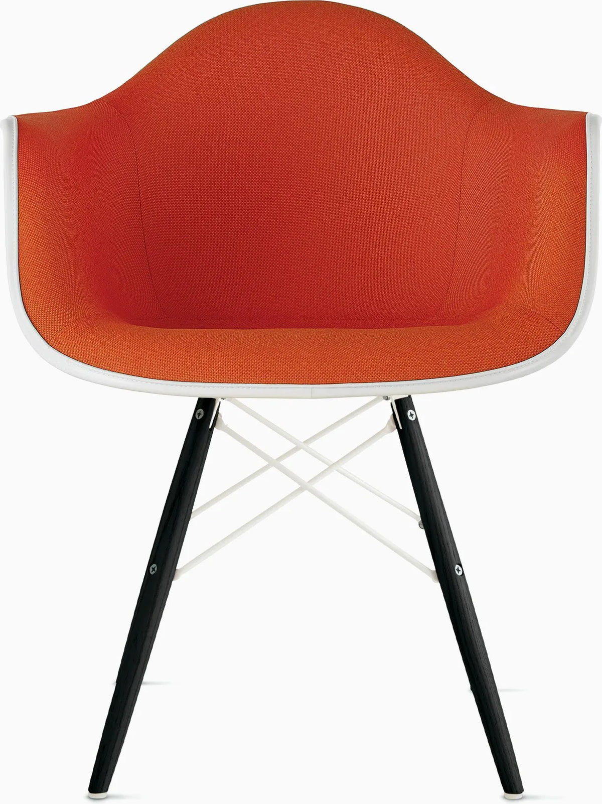 Eames Upholstered Molded Plastic Armchair
