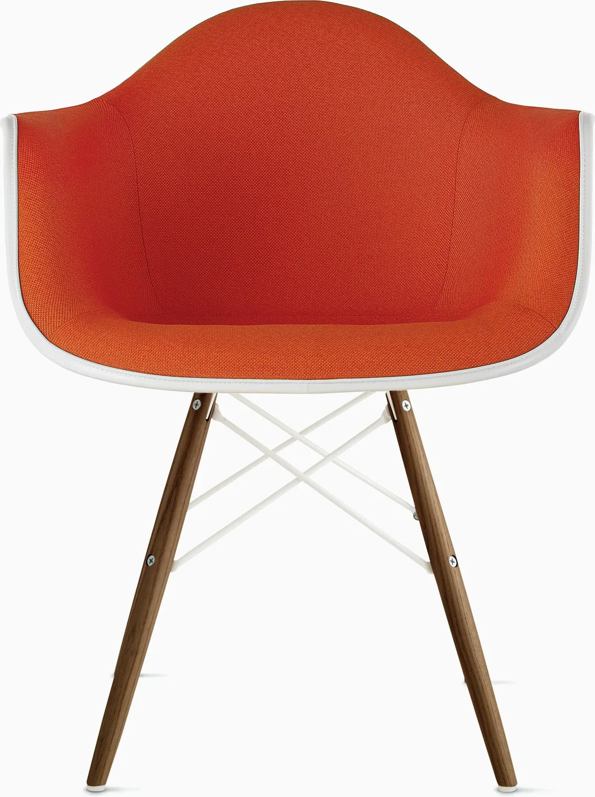 Eames Upholstered Molded Plastic Armchair