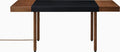 New Canaan Leatherwrap Sit-to-Stand Desk, 2 Drawers