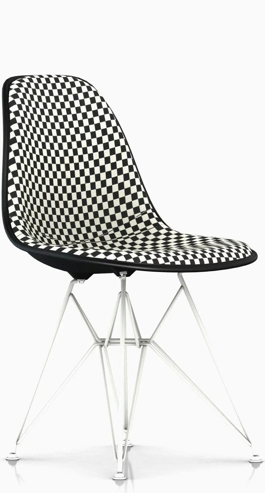 Eames Upholstered Molded Fiberglass Side Chair