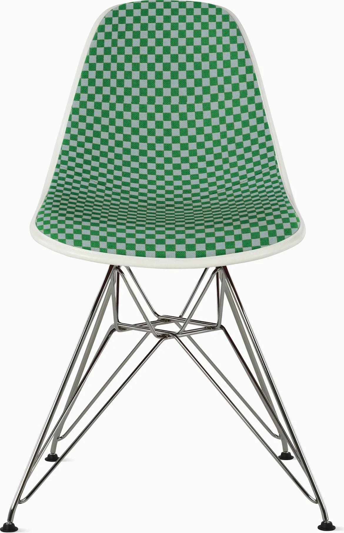 Eames Upholstered Molded Plastic Side Chair