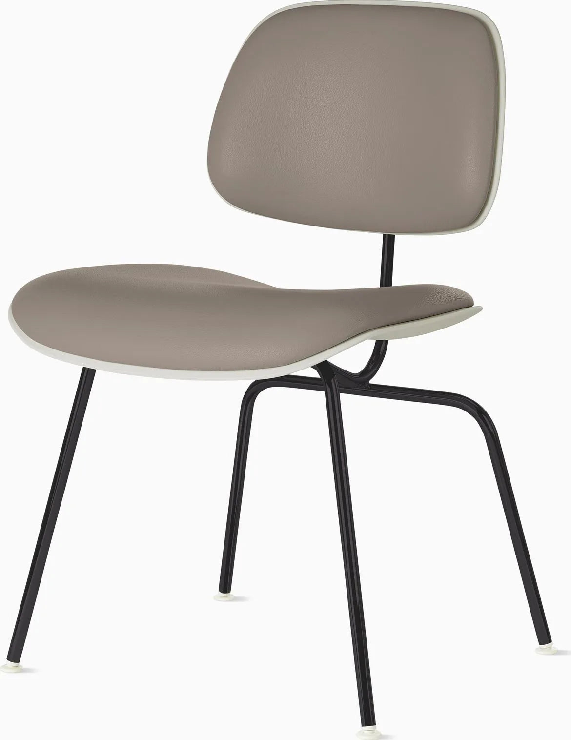Eames Molded Plastic Dining Chair (EC-127), Upholstered