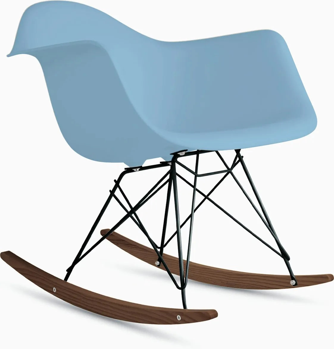 Eames Molded Plastic Armchair, Rocker Base