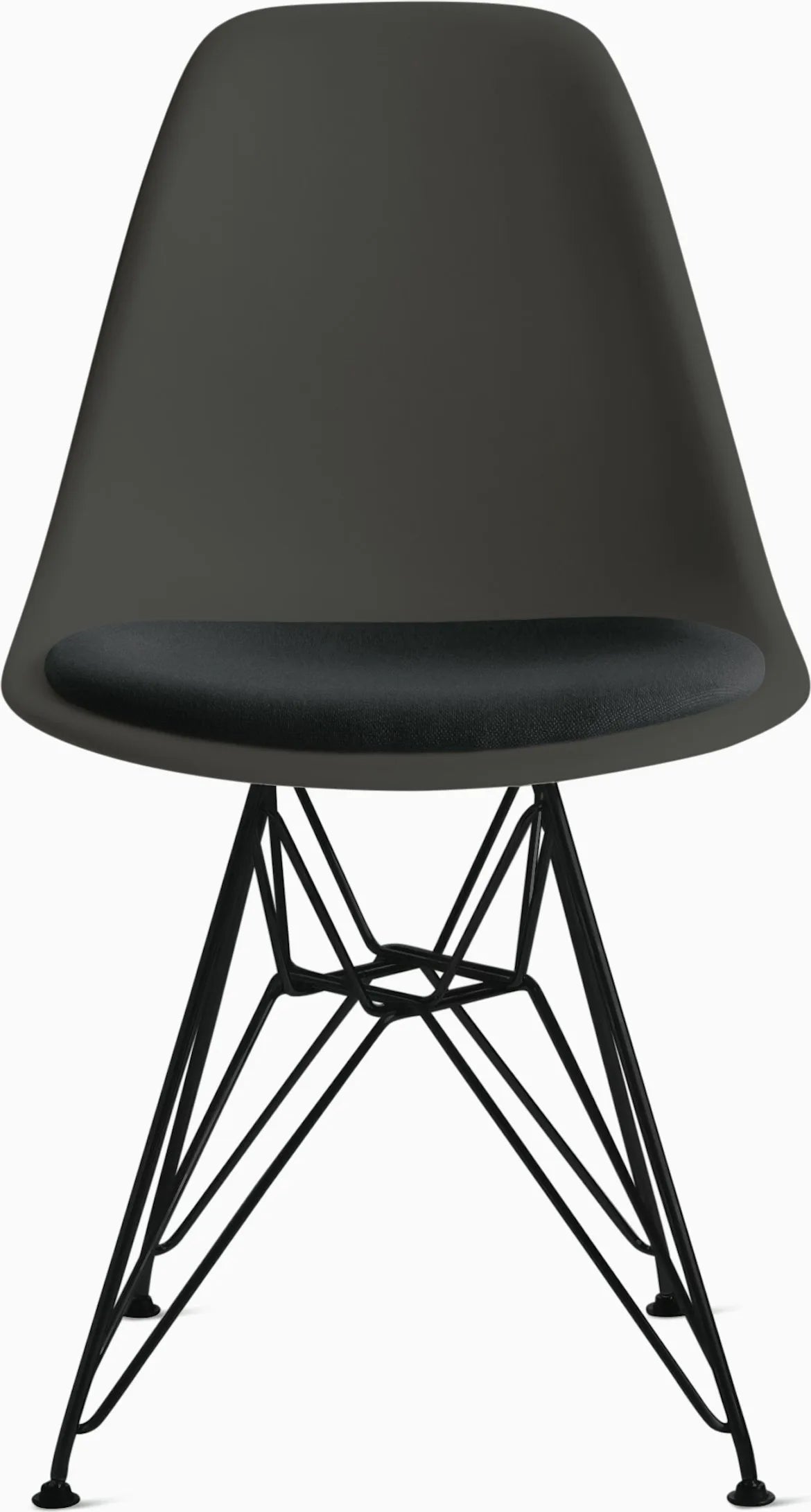 Eames Molded Plastic Side Chair with Seat Pad