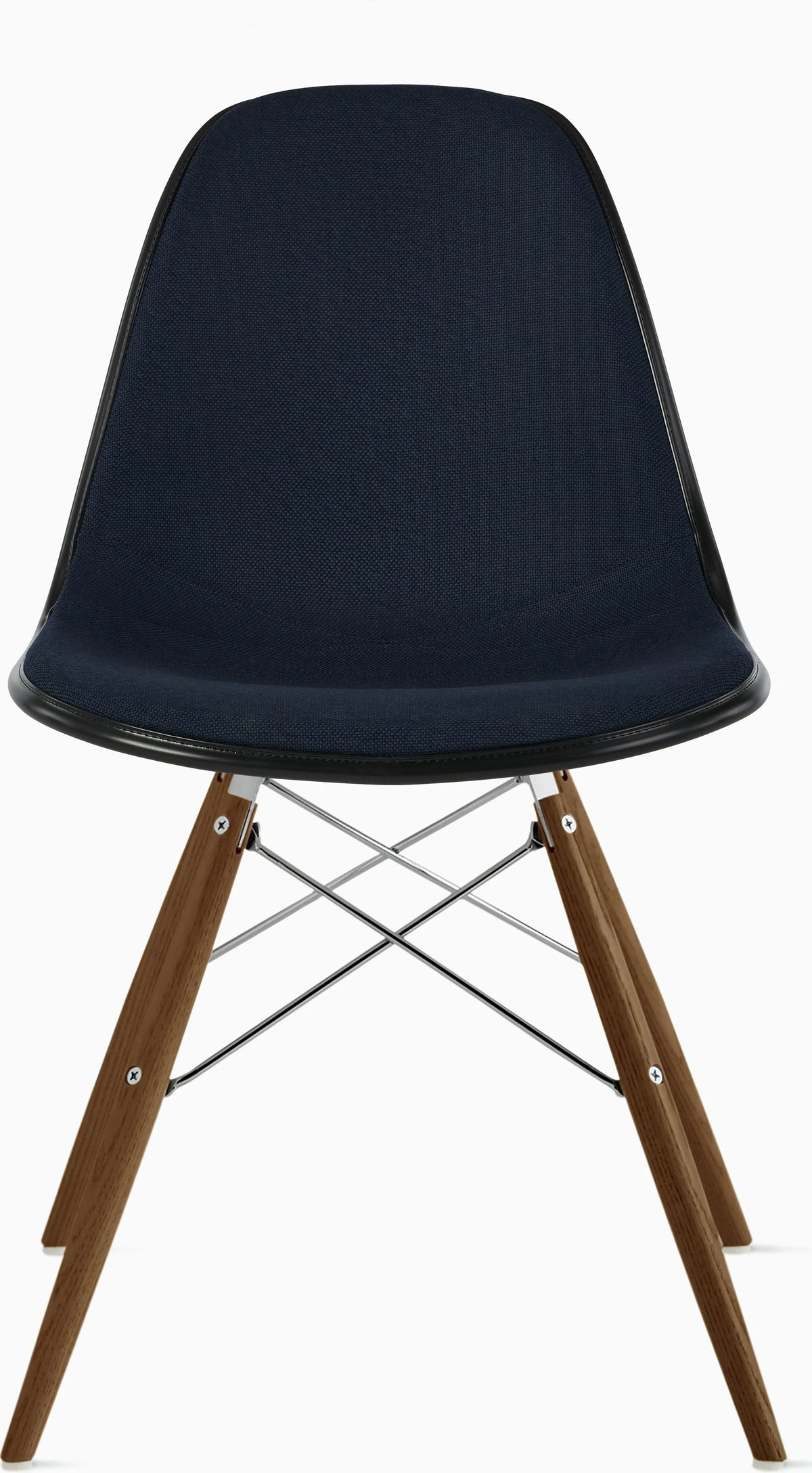 Eames Upholstered Molded Plastic Side Chair