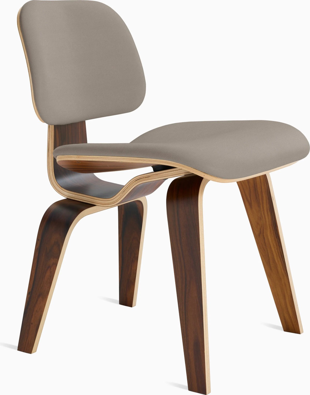Eames Molded Plywood Dining Chair Wood Base (DCW), Non Upholstered