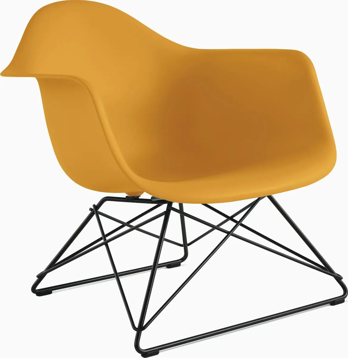 Eames Molded Plastic Low Wire Base Armchair