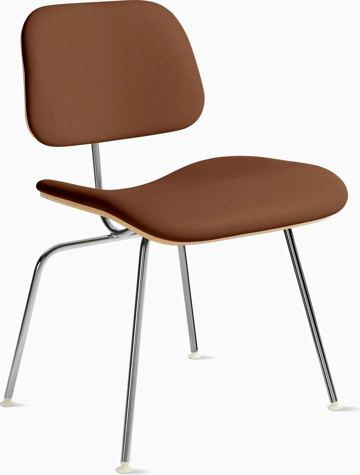 Eames Molded Plywood Dining Chair Metal Base (DCM), Non Upholstered