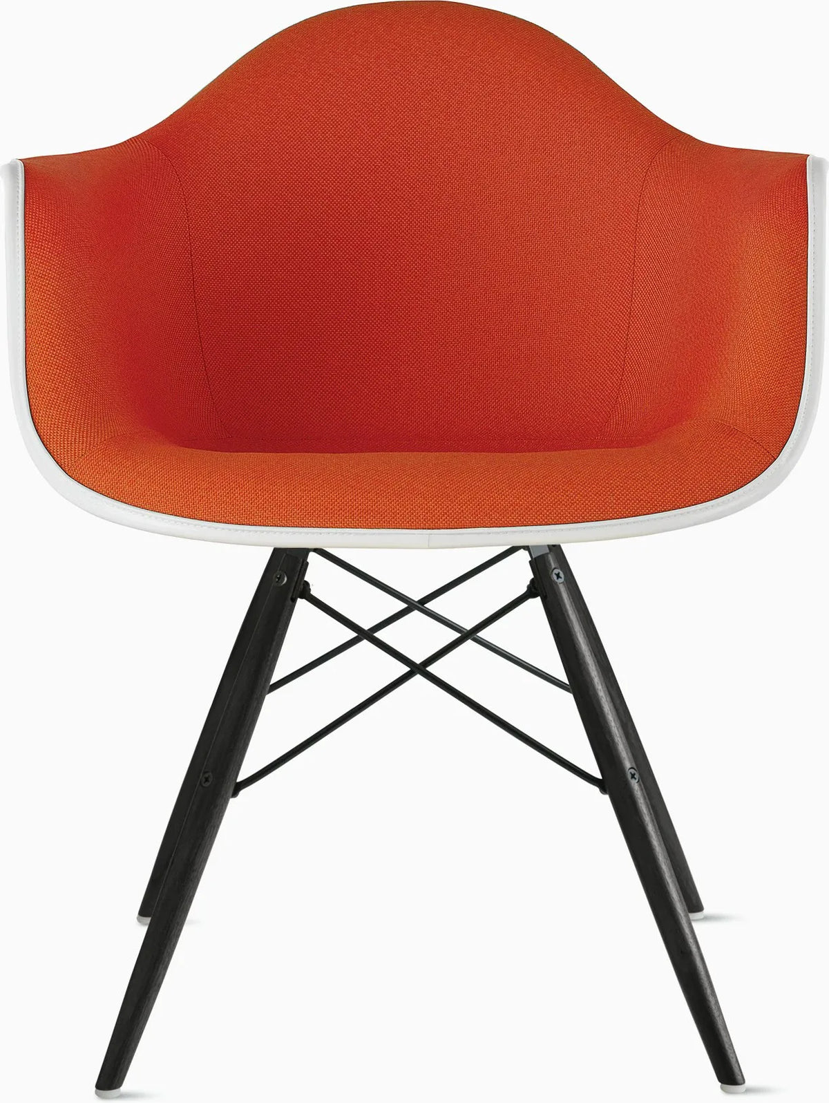 Eames Upholstered Molded Plastic Armchair