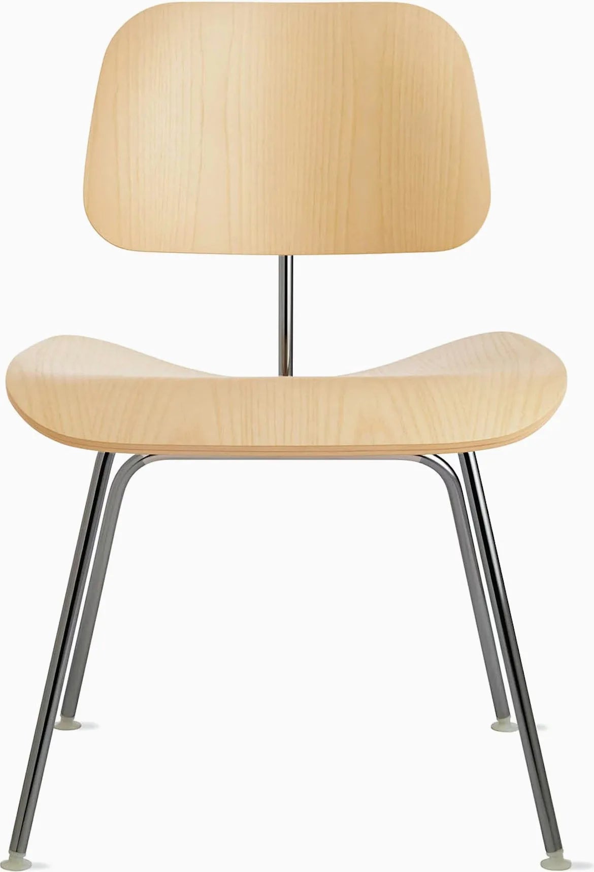 Eames Molded Plywood Dining Chair Metal Base (DCM), Upholstered