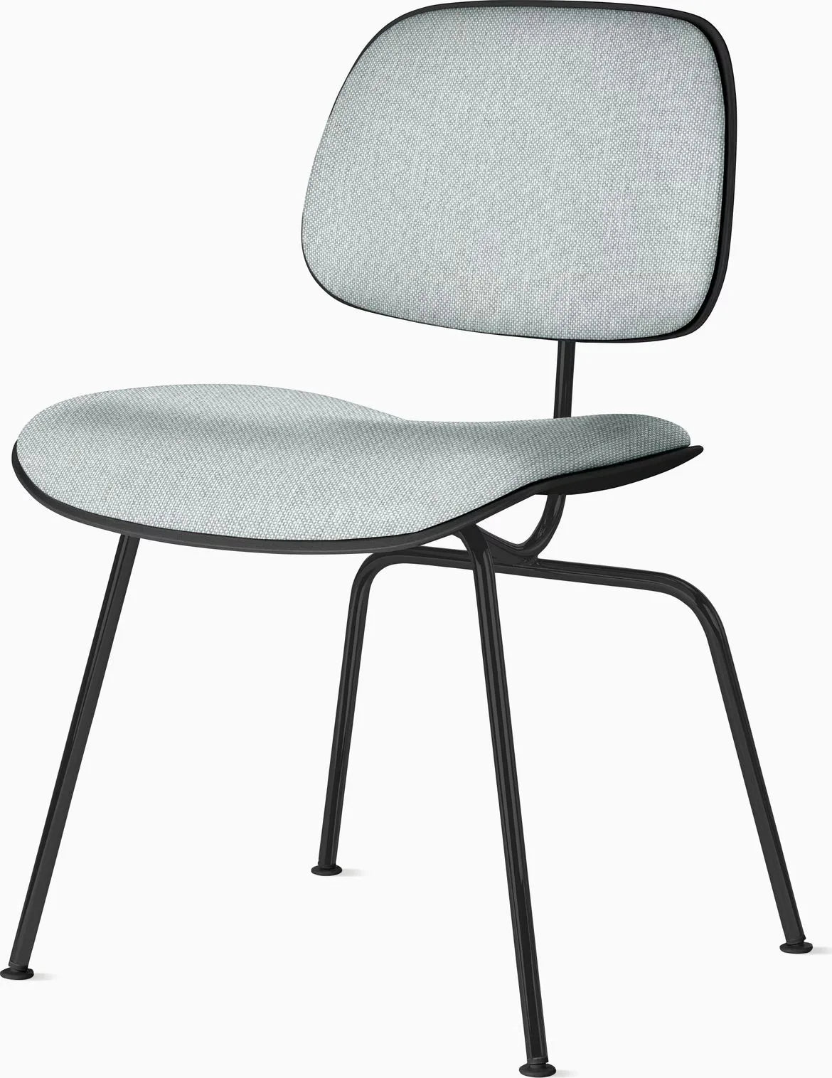 Eames Molded Plastic Dining Chair (EC-127), Upholstered
