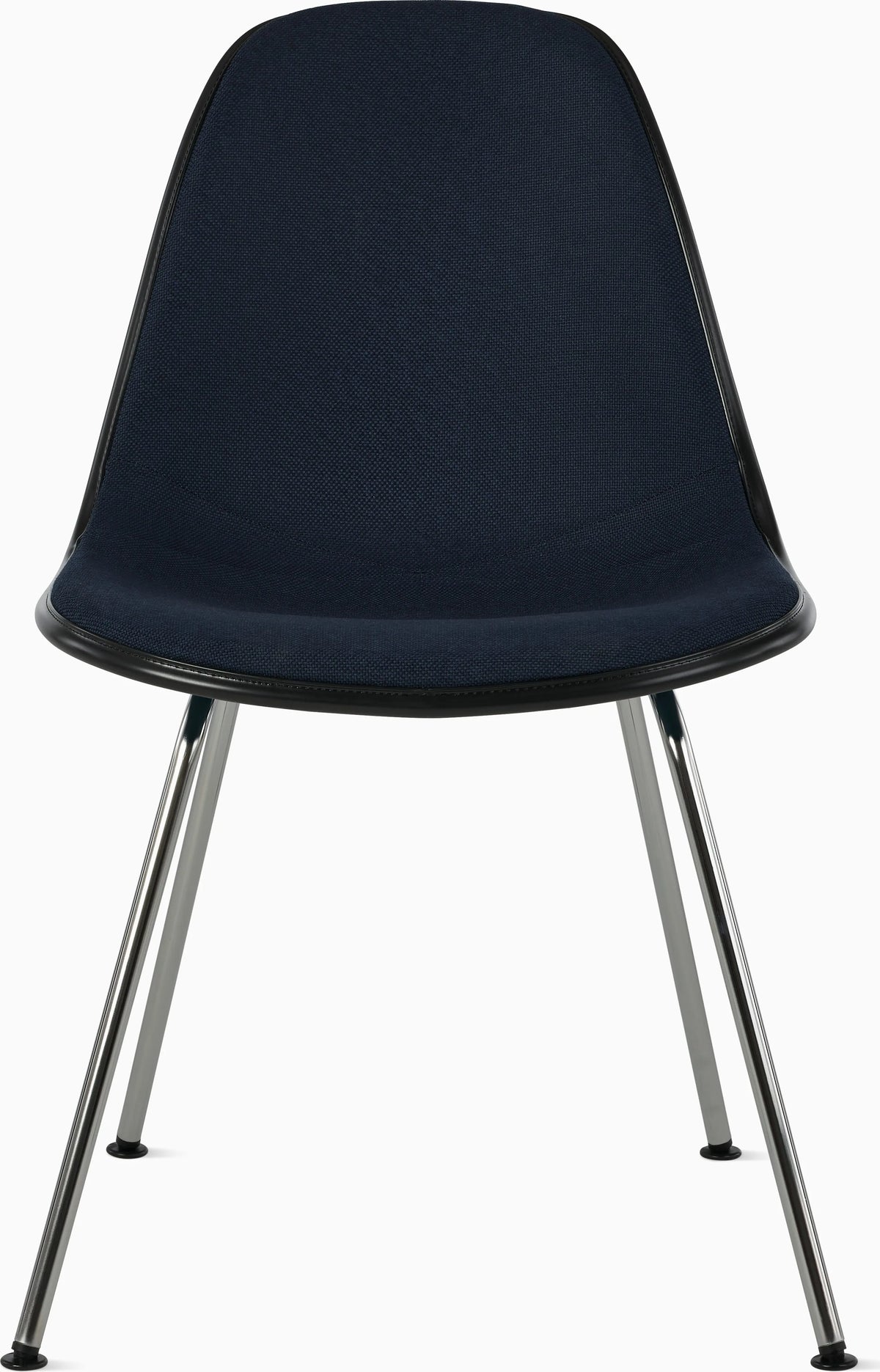 Eames Upholstered Molded Plastic Side Chair