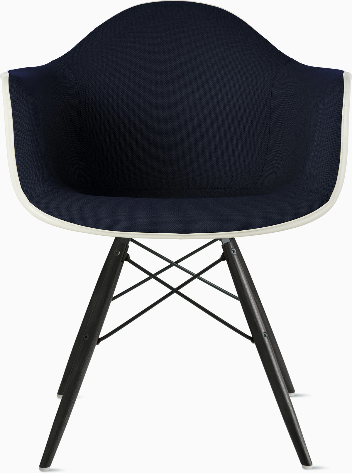 Eames Upholstered Molded Plastic Armchair