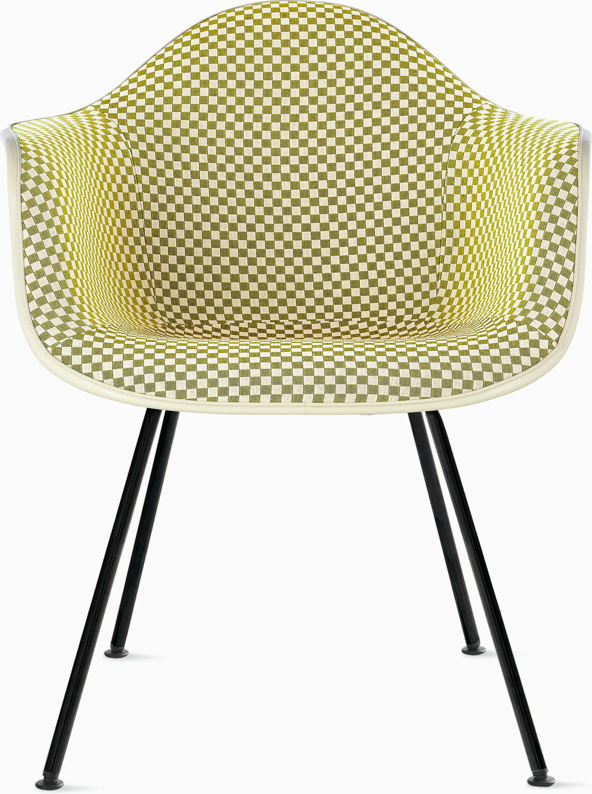 Eames Upholstered Molded Plastic Armchair