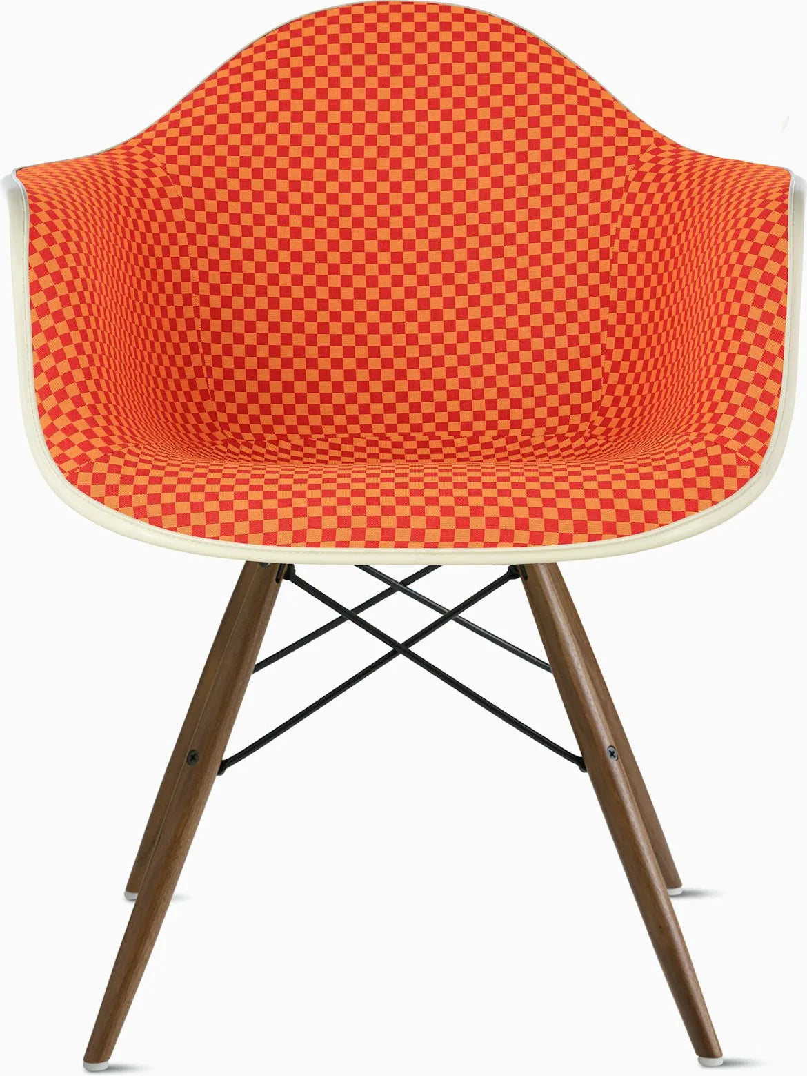Eames Upholstered Molded Plastic Armchair