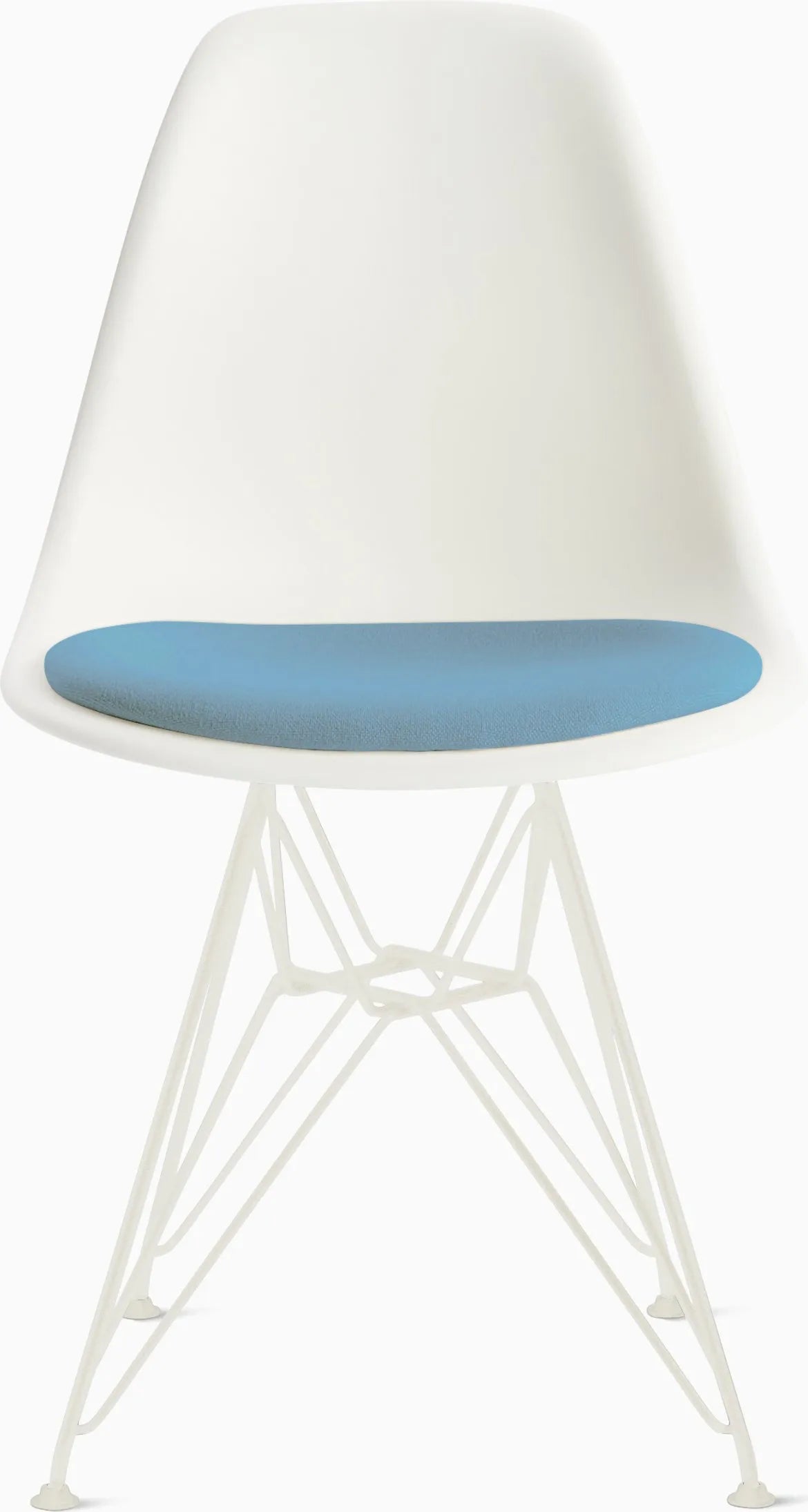 Eames Molded Plastic Side Chair with Seat Pad