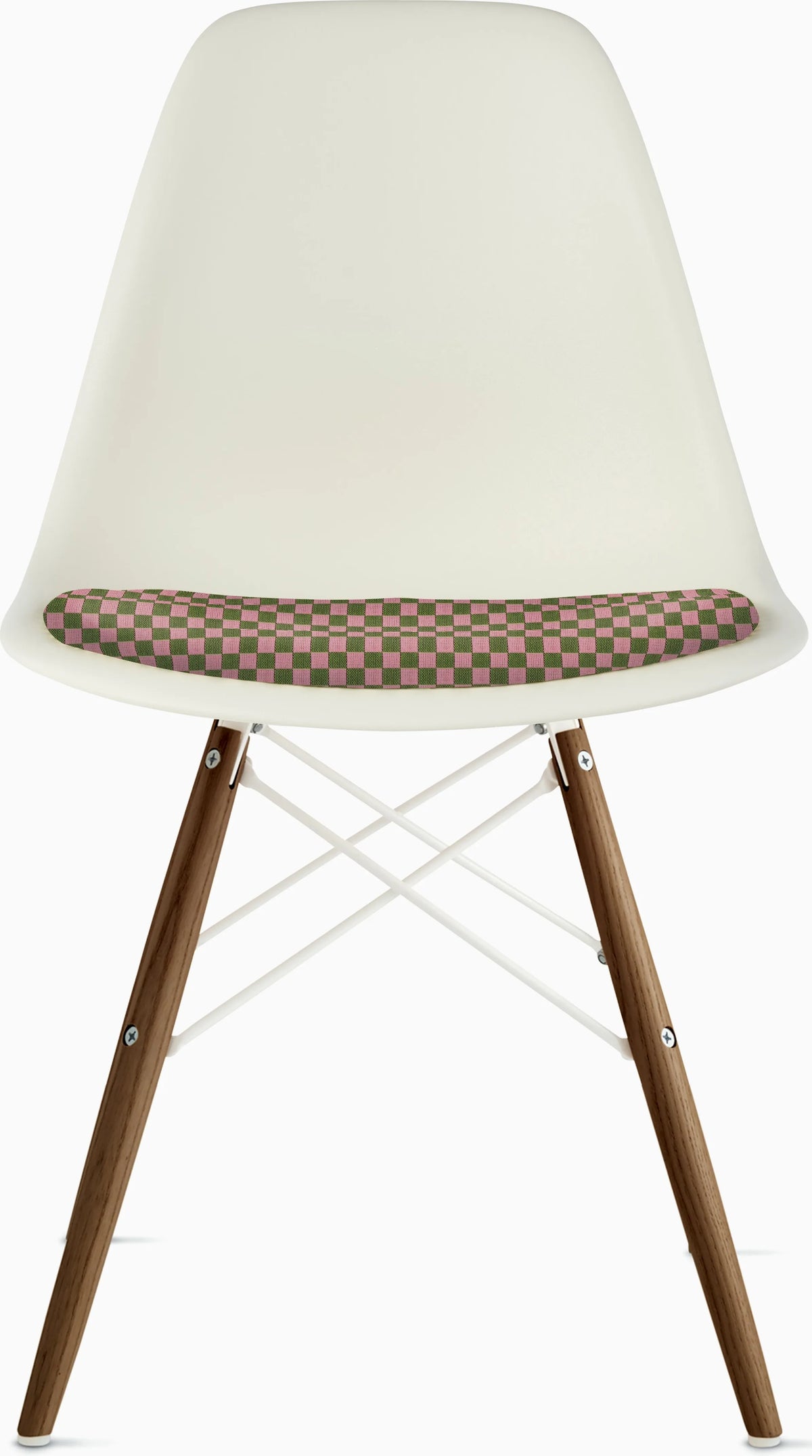 Eames Molded Plastic Side Chair with Seat Pad