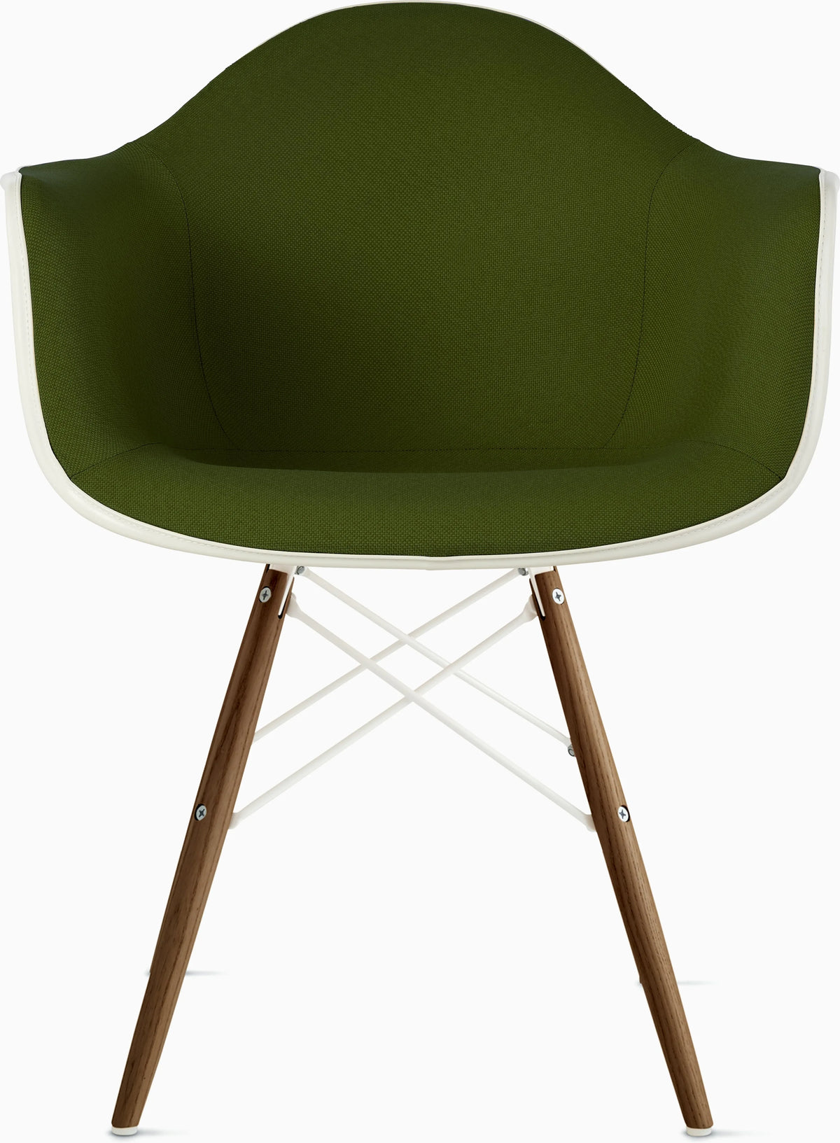 Eames Upholstered Molded Plastic Armchair