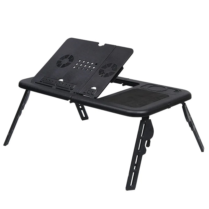 Portable Folding Laptop Table with Fans