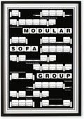 Wilkes Modular Sofa Group Framed Poster