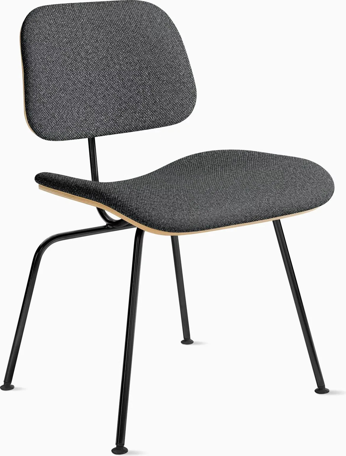 Eames Molded Plywood Dining Chair Metal Base (DCM), Non Upholstered