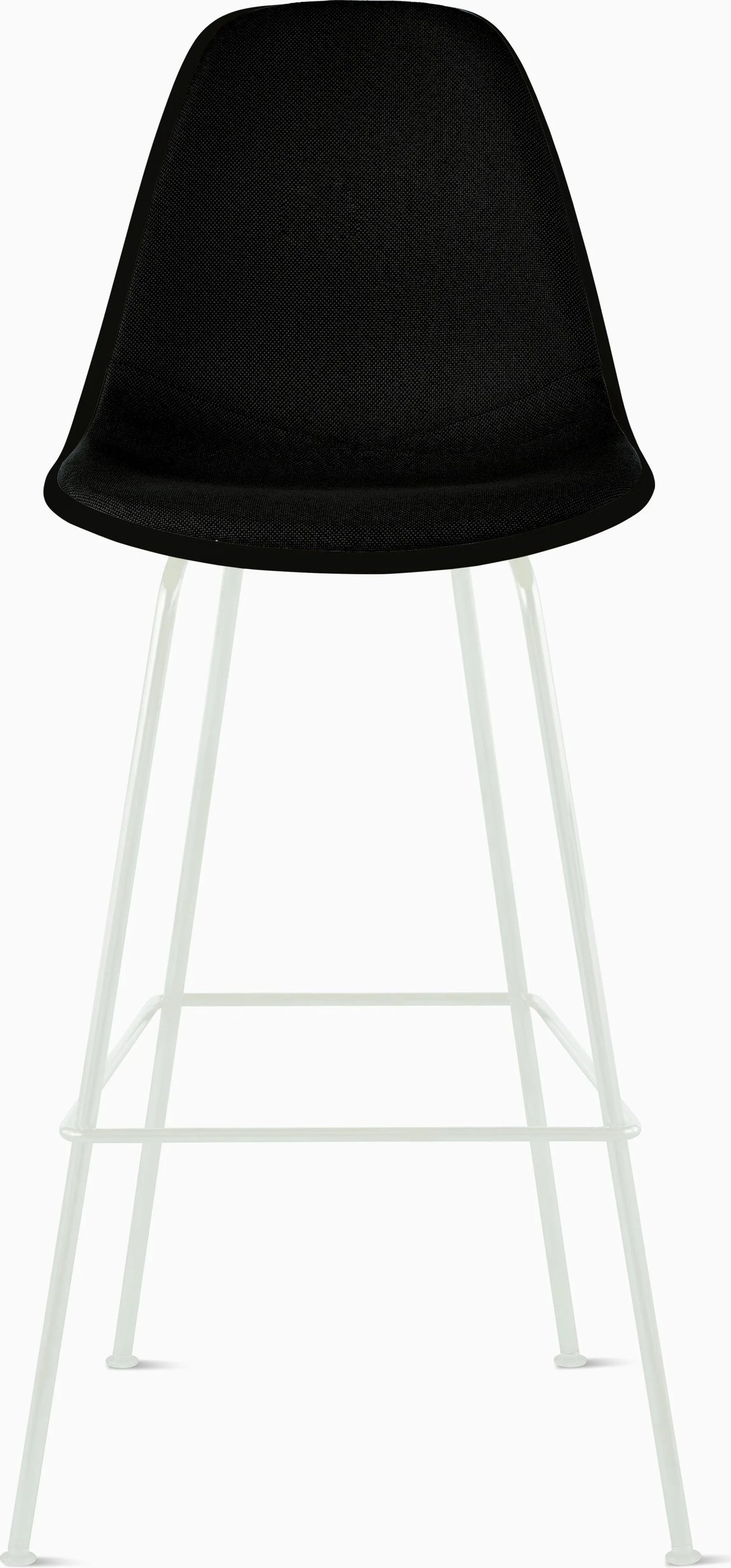 Eames Upholstered Molded Plastic Stool