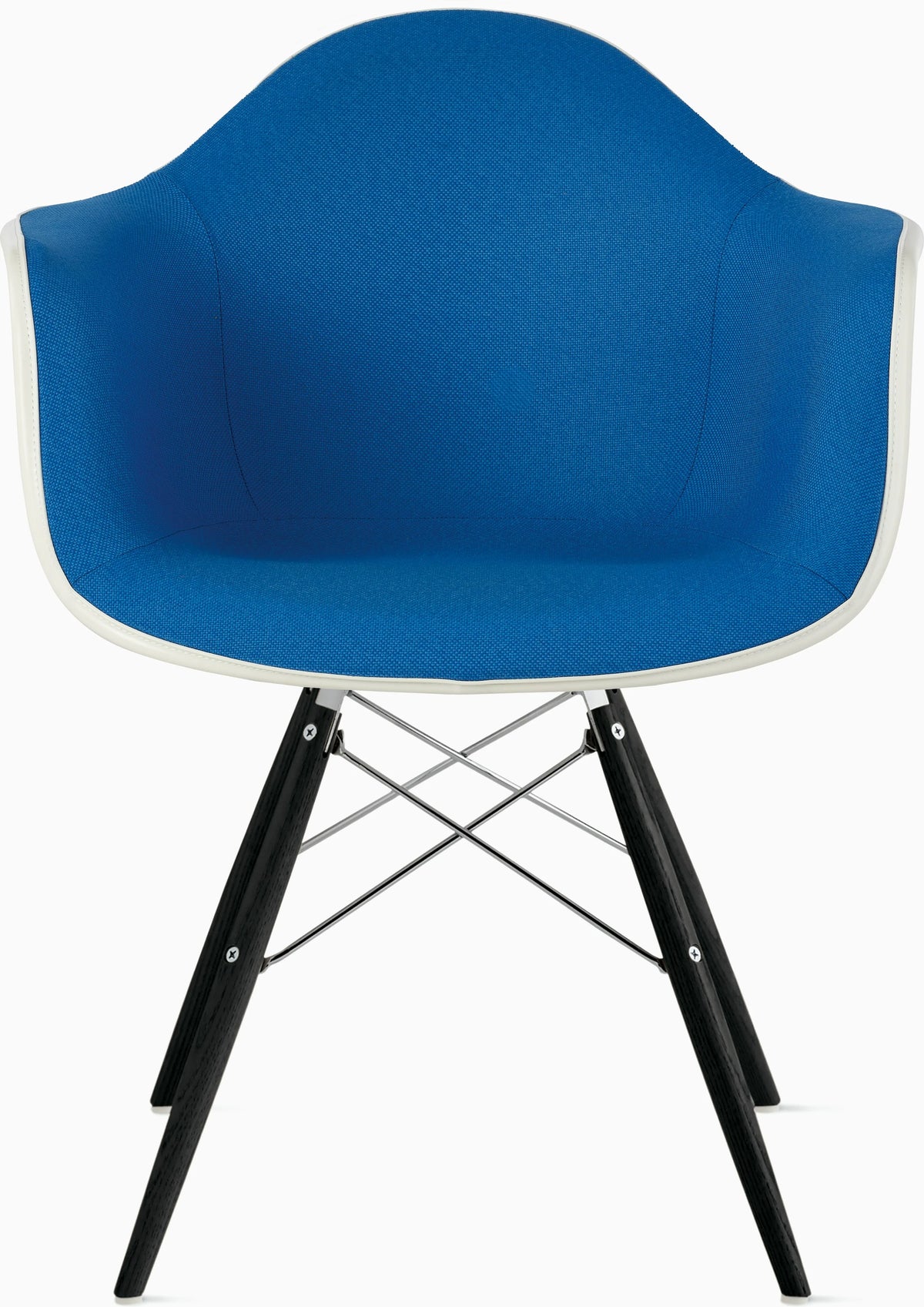 Eames Upholstered Molded Plastic Armchair