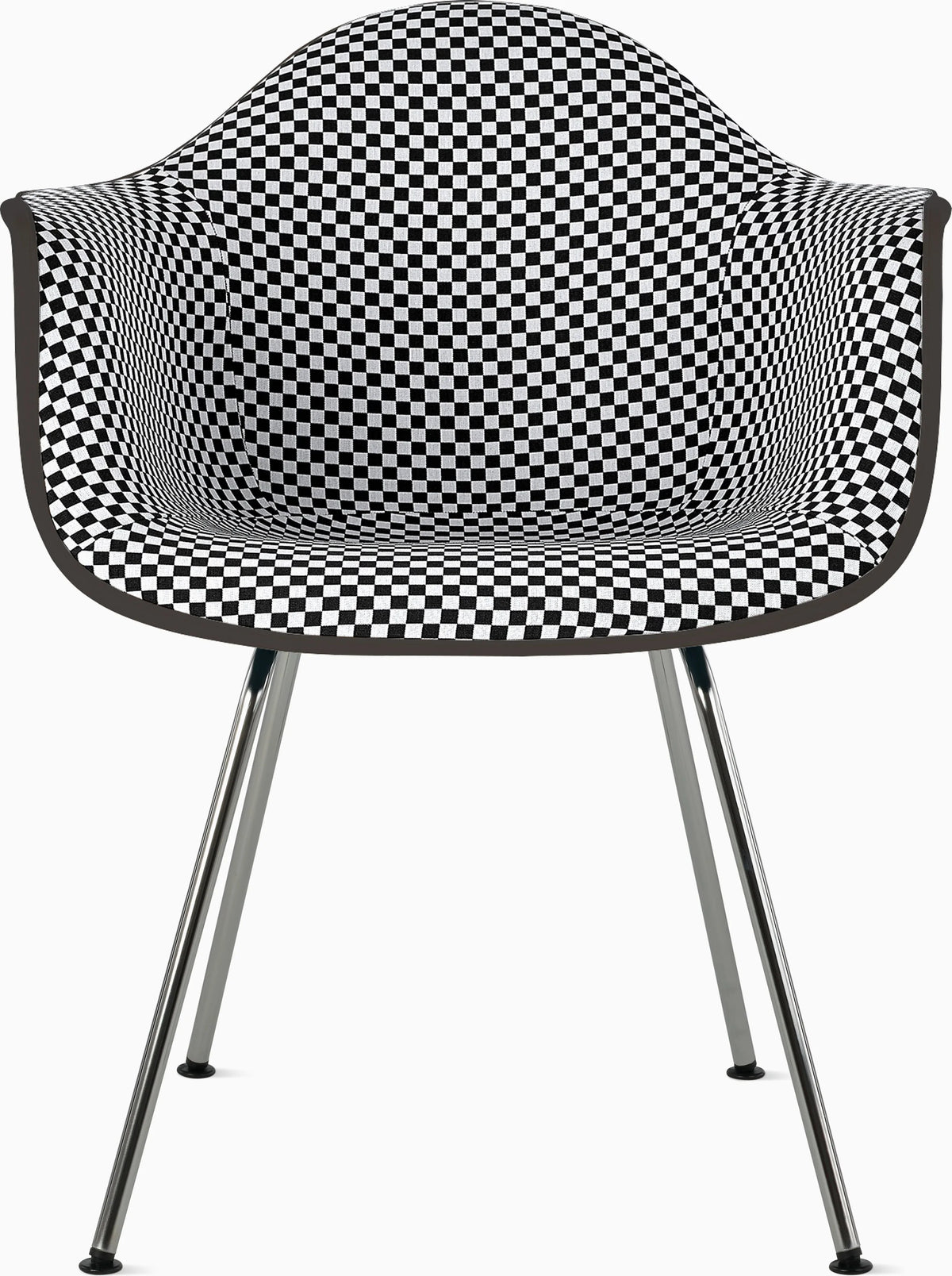 Eames Upholstered Molded Plastic Armchair