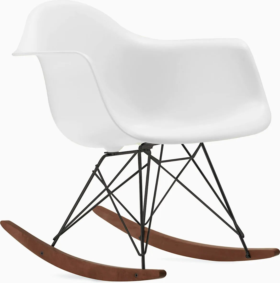 Eames Molded Plastic Armchair, Rocker Base