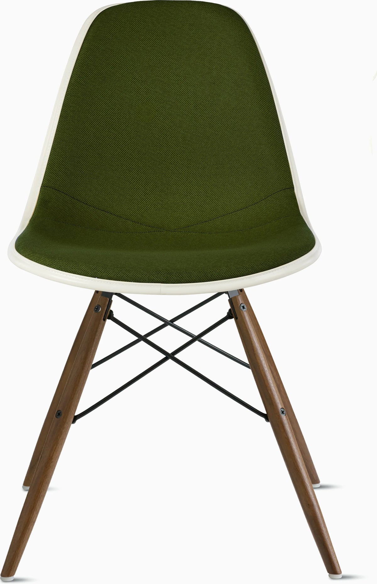 Eames Upholstered Molded Plastic Side Chair