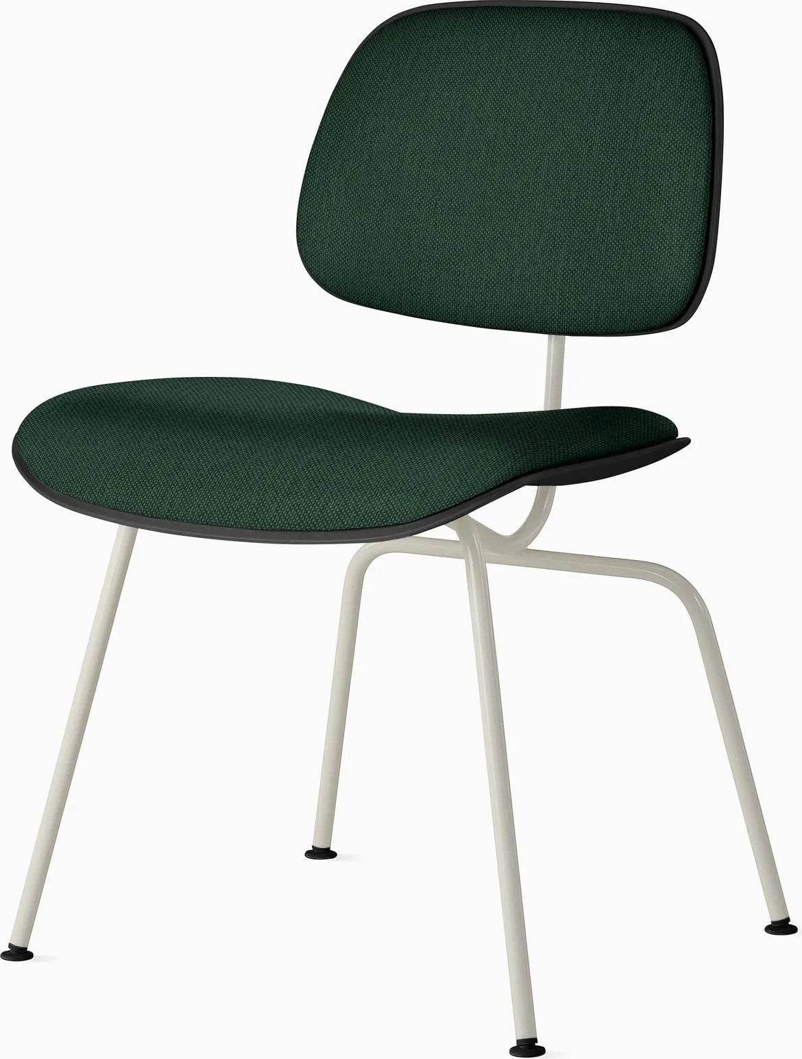 Eames Molded Plastic Dining Chair (EC-127), Upholstered