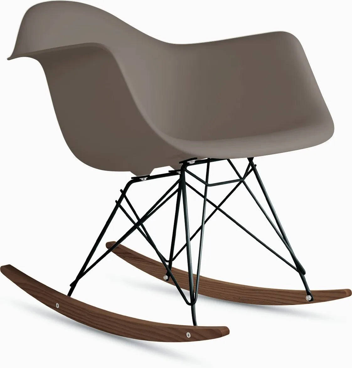 Eames Molded Plastic Armchair, Rocker Base