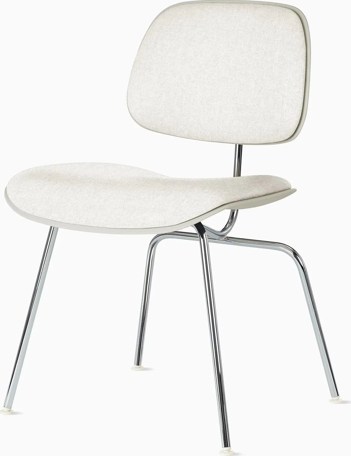 Eames Molded Plastic Dining Chair (EC-127), Upholstered