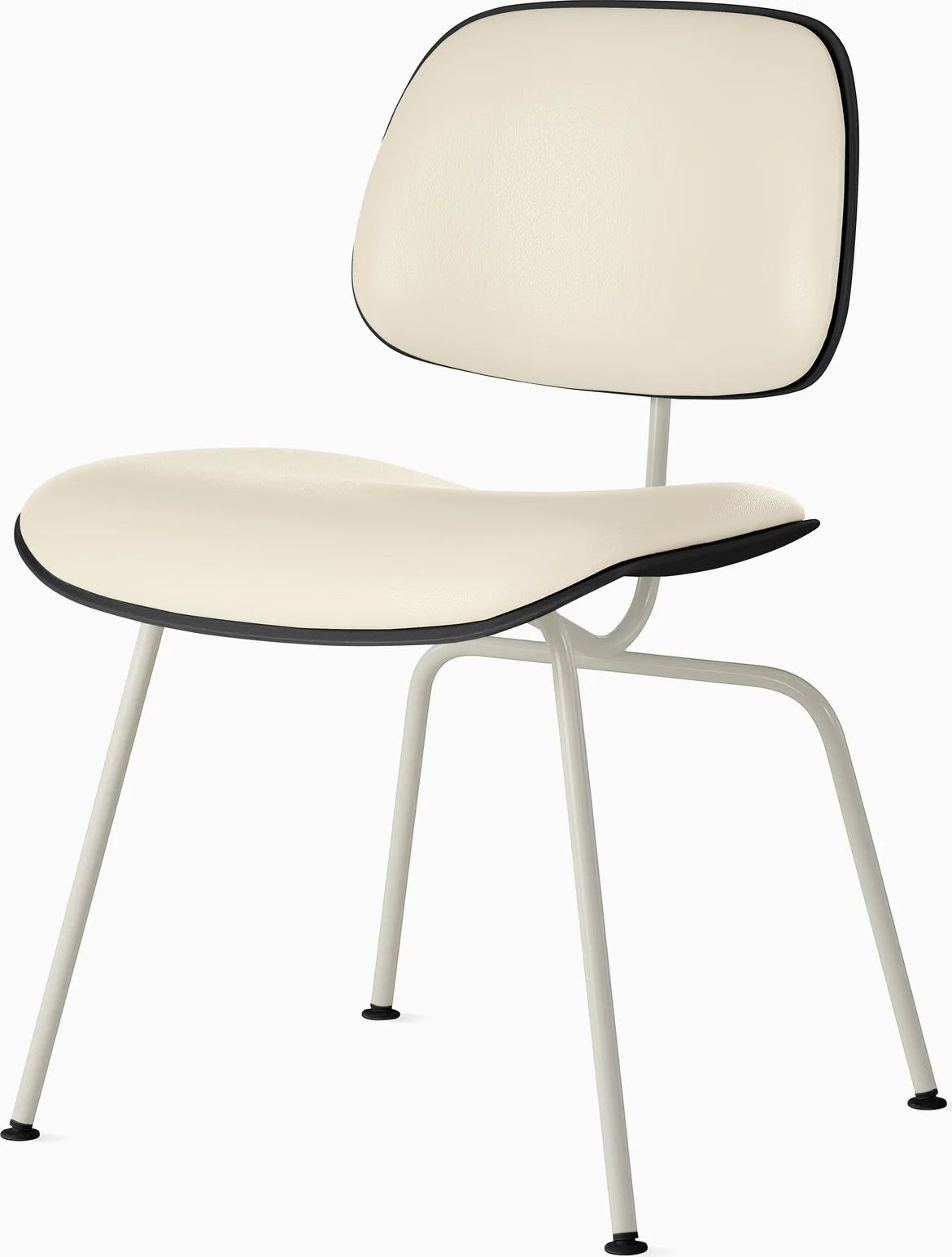 Eames Molded Plastic Dining Chair (EC-127), Upholstered