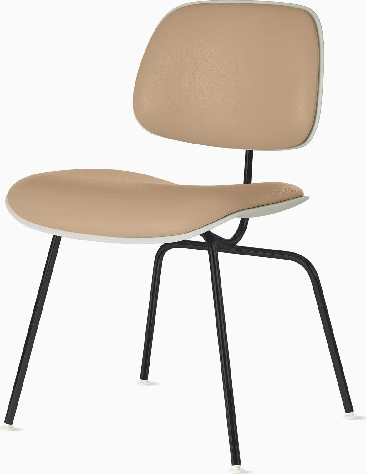 Eames Molded Plastic Dining Chair (EC-127), Upholstered