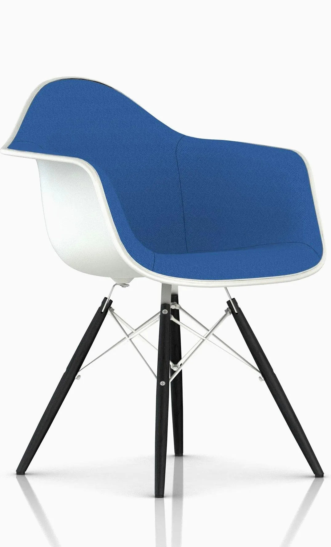 Eames Upholstered Molded Plastic Armchair