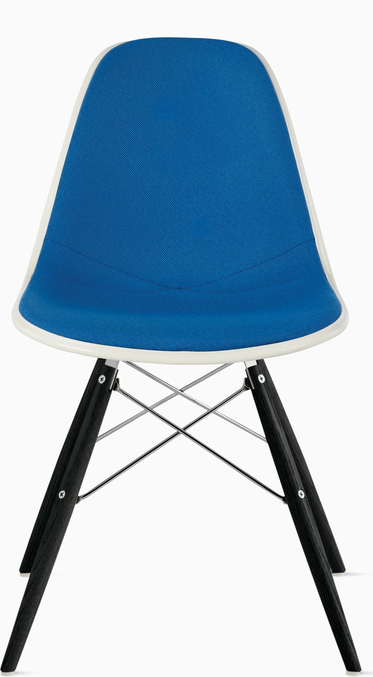 Eames Upholstered Molded Plastic Side Chair