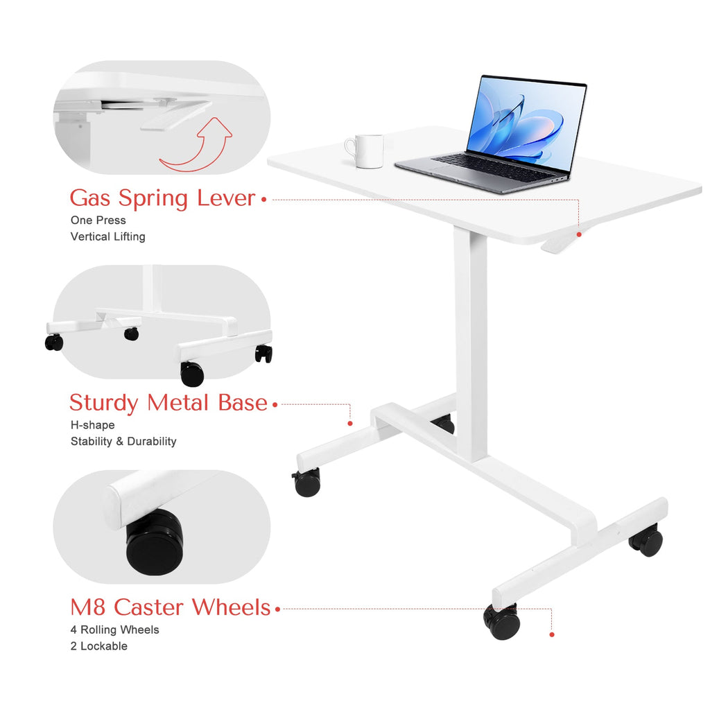 Rolling Standing Desk Converter