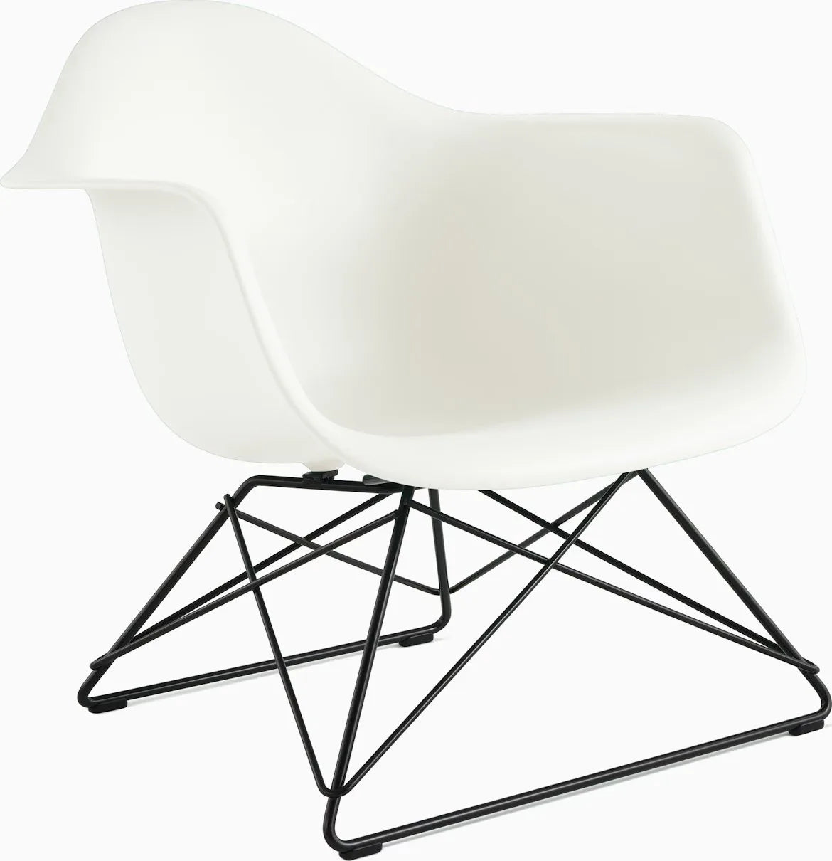 Eames Molded Plastic Low Wire Base Armchair